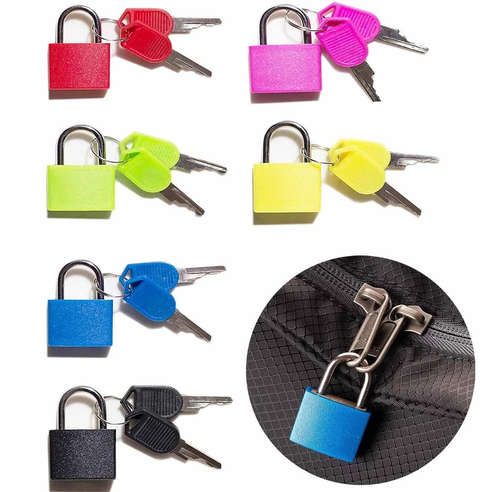 Cable Lock Flexible - Mini cadeado anti-roubo de aço forte,