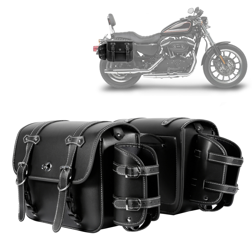 Panniers Waterproof Rear - Alforges para Motocicleta com Suporte para